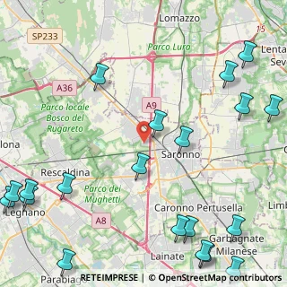 Mappa VIa Borsellino, 21040 Gerenzano VA, Italia (6.64)