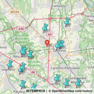 Mappa VIa Borsellino, 21040 Gerenzano VA, Italia (5.96067)