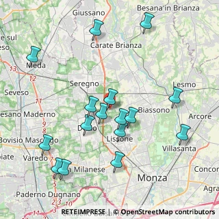 Mappa Via Montelungo, 20851 Lissone MB, Italia (4.25)