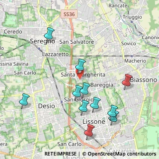 Mappa Via Montelungo, 20851 Lissone MB, Italia (2.19182)