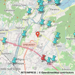 Mappa Via delle Pietre Grosse, 25031 Capriolo BS, Italia (3.139)