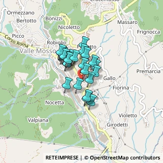 Mappa Frazione Molina, 13825 Valle Mosso BI, Italia (0.27308)