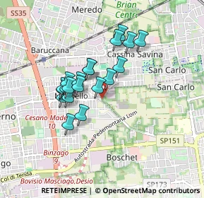 Mappa Via per Desio, 20813 Desio MB, Italia (0.6855)