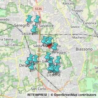 Mappa Via S. Margherita, 20851 Monza MB, Italia (1.72778)