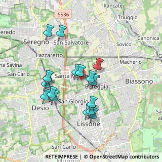 Mappa Via S. Margherita, 20851 Monza MB, Italia (1.65882)
