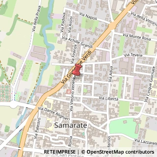 Mappa Via Vittorio Veneto, 42, 21017 Samarate, Varese (Lombardia)