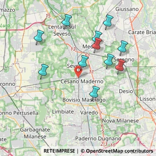 Mappa Via Santo Stefano, 20811 Cesano Maderno MB, Italia (4.1)