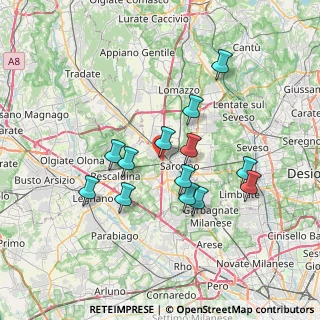 Mappa Via dei Campazzi, 21040 Gerenzano VA, Italia (6.30308)