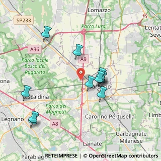 Mappa Via dei Campazzi, 21040 Gerenzano VA, Italia (3.60583)