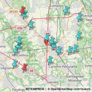 Mappa Via dei Campazzi, 21040 Gerenzano VA, Italia (4.87944)