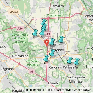 Mappa Via dei Campazzi, 21040 Gerenzano VA, Italia (2.93455)