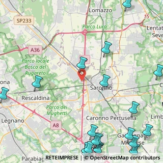 Mappa Via dei Campazzi, 21040 Gerenzano VA, Italia (7.0925)