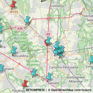 Mappa Via dei Campazzi, 21040 Gerenzano VA, Italia (6.45)