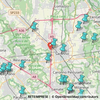 Mappa Via dei Campazzi, 21040 Gerenzano VA, Italia (6.6225)