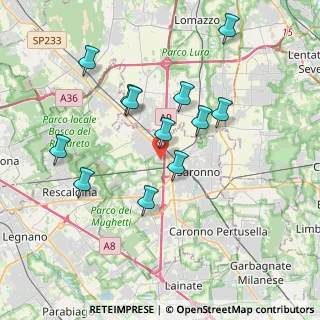 Mappa Via dei Campazzi, 21040 Gerenzano VA, Italia (3.5675)