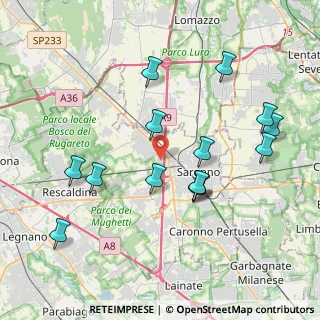 Mappa Via dei Campazzi, 21040 Gerenzano VA, Italia (4.02214)
