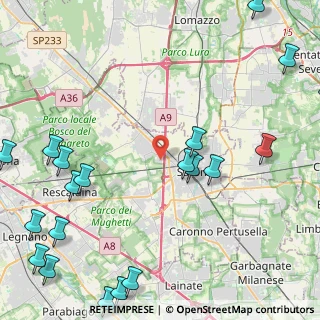 Mappa Via dei Campazzi, 21040 Gerenzano VA, Italia (6.4315)