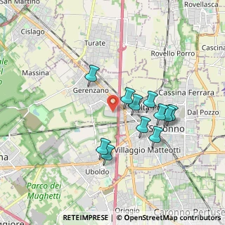 Mappa Via dei Campazzi, 21040 Gerenzano VA, Italia (1.56364)
