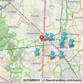 Mappa Via dei Campazzi, 21040 Gerenzano VA, Italia (1.99909)