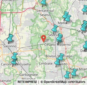 Mappa Via G. Marconato, 20031 Cesano Maderno MB, Italia (6.021)