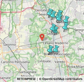 Mappa Via G. Marconato, 20031 Cesano Maderno MB, Italia (3.765)