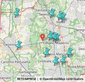 Mappa Via G. Marconato, 20031 Cesano Maderno MB, Italia (4.16583)