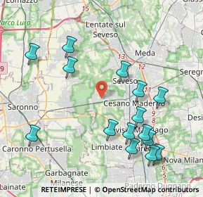 Mappa Via G. Marconato, 20031 Cesano Maderno MB, Italia (4.48667)