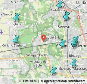 Mappa Via G. Marconato, 20031 Cesano Maderno MB, Italia (2.76091)