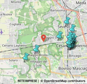 Mappa Via G. Marconato, 20031 Cesano Maderno MB, Italia (2.286)