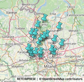 Mappa Via G. Marconato, 20031 Cesano Maderno MB, Italia (9.965)