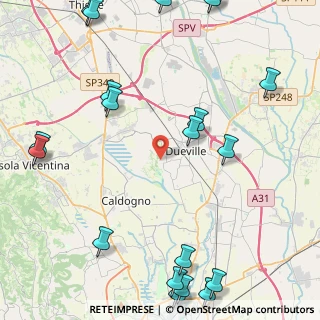 Mappa Via F. Turati, 36031 Dueville VI, Italia (6.3545)