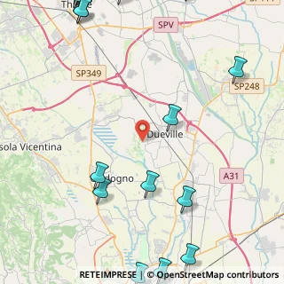 Mappa Via F. Turati, 36031 Dueville VI, Italia (7.425)