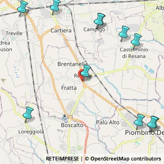 Mappa Piazza Alcide De Gasperi, 31023 Resana TV, Italia (3.32636)