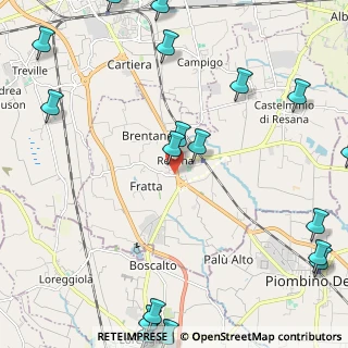 Mappa Piazza Alcide De Gasperi, 31023 Resana TV, Italia (3.388)