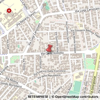 Mappa Via Carlo Vizzotto, 42, 30027 San Donà di Piave, Venezia (Veneto)