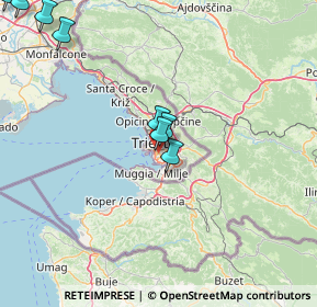 Mappa Via Capodistria, 34146 Trieste TS, Italia (23.97273)