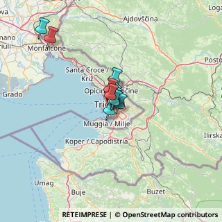 Mappa Via Capodistria, 34146 Trieste TS, Italia (6.76083)