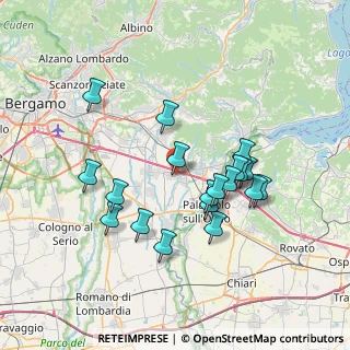 Mappa Via Chico Mendes, 24060 Telgate BG, Italia (6.62526)