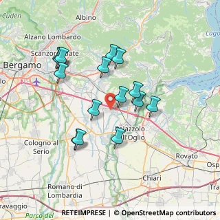 Mappa Via Chico Mendes, 24060 Telgate BG, Italia (6.63133)