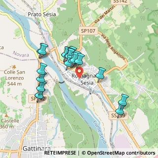 Mappa Via Gramsci, 28078 Romagnano Sesia NO, Italia (0.8195)