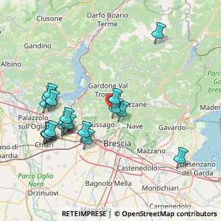 Mappa Via Lazio, 25069 Villa Carcina BS, Italia (17.054)
