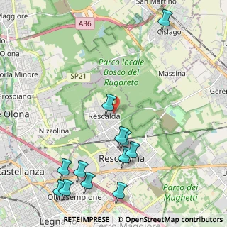 Mappa Viale Riccardo Lombardi, 20027 Rescaldina MI, Italia (2.62917)