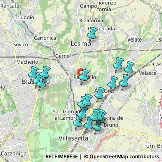 Mappa Via XXIV Maggio, 20855 Arcore MB, Italia (2.123)