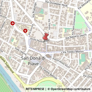 Mappa Vicolo Nuovo, 3, 30027 San Donà di Piave, Venezia (Veneto)