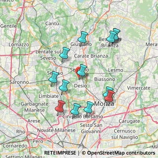 Mappa Via Como, 20832 Desio MB, Italia (7.43462)