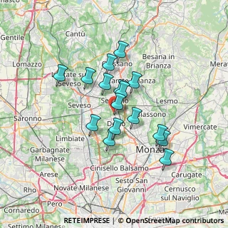 Mappa Via Como, 20832 Desio MB, Italia (5.37063)