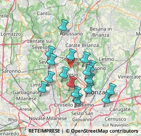 Mappa Via Como, 20832 Desio MB, Italia (6.20941)
