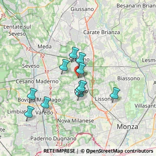 Mappa Via Como, 20832 Desio MB, Italia (3.16545)