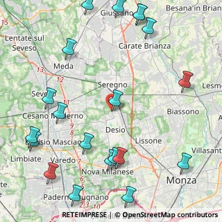 Mappa Via Como, 20832 Desio MB, Italia (5.847)