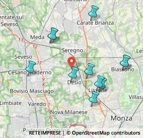 Mappa Via Como, 20832 Desio MB, Italia (4.01364)